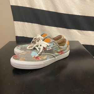 MENS FLORAL VANS SIZE 9